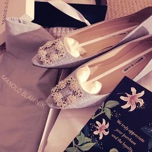 🎉Sold🎉Manolo Blahnik Hangisi Flat
